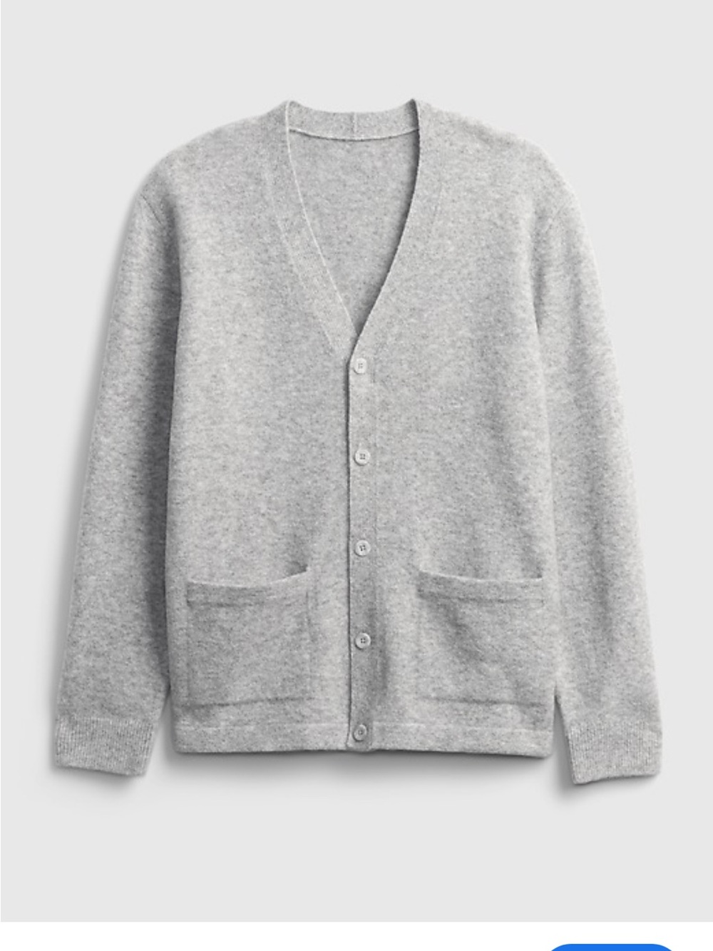 Gap Recycled V-Neck Wool Blend Sweater Cardigan M
